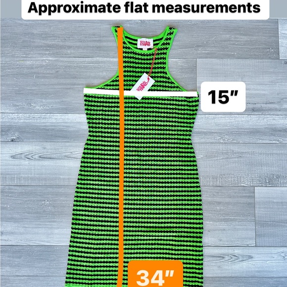 Solid and Striped Green Sia Mini Dress Swimsuit Coverup - Picture 6 of 11